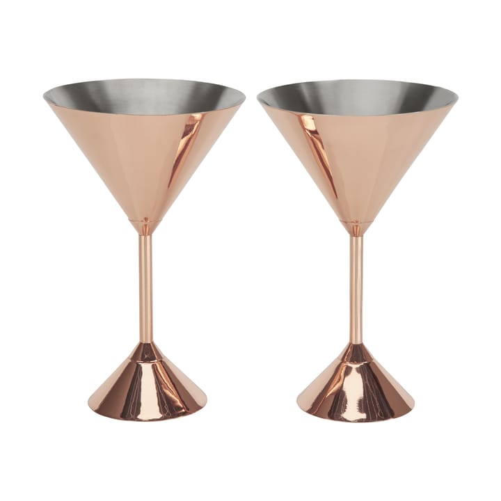 Plum martiniglas 16 cl 2-pack - Copper - Tom Dixon
