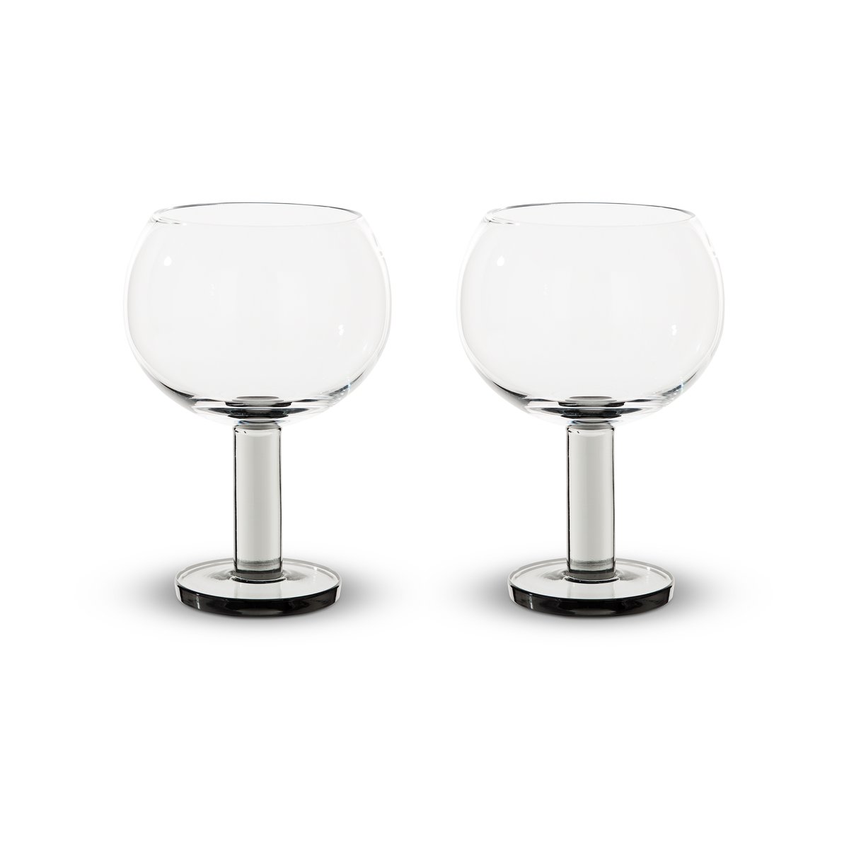 Tom Dixon Puck Balloon glas på fot 45 cl 2-pack Clear-