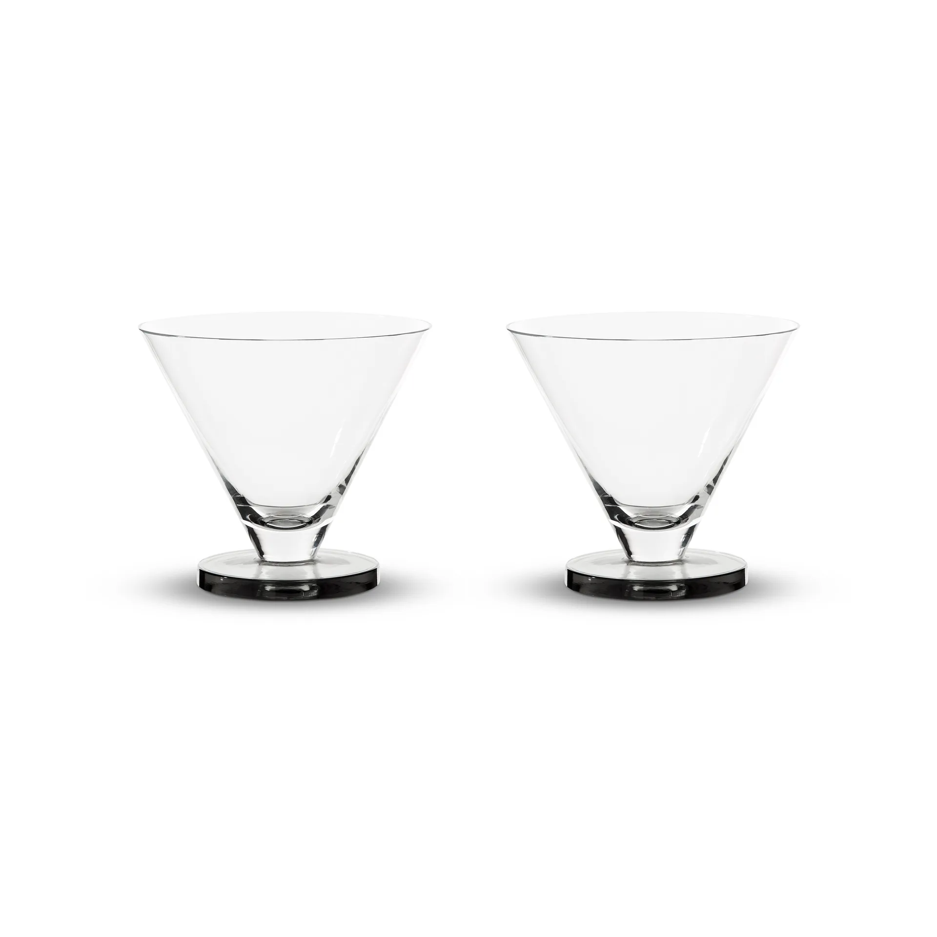 Puck cocktailglas 26 cl 2-pack, Clear Tom Dixon
