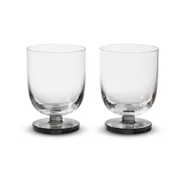 Puck vattenglas 33 cl 2-pack - Clear - Tom Dixon