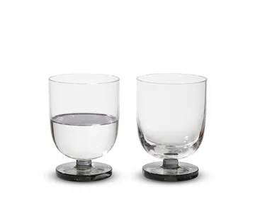 Puck vattenglas 33 cl 2-pack - Clear - Tom Dixon
