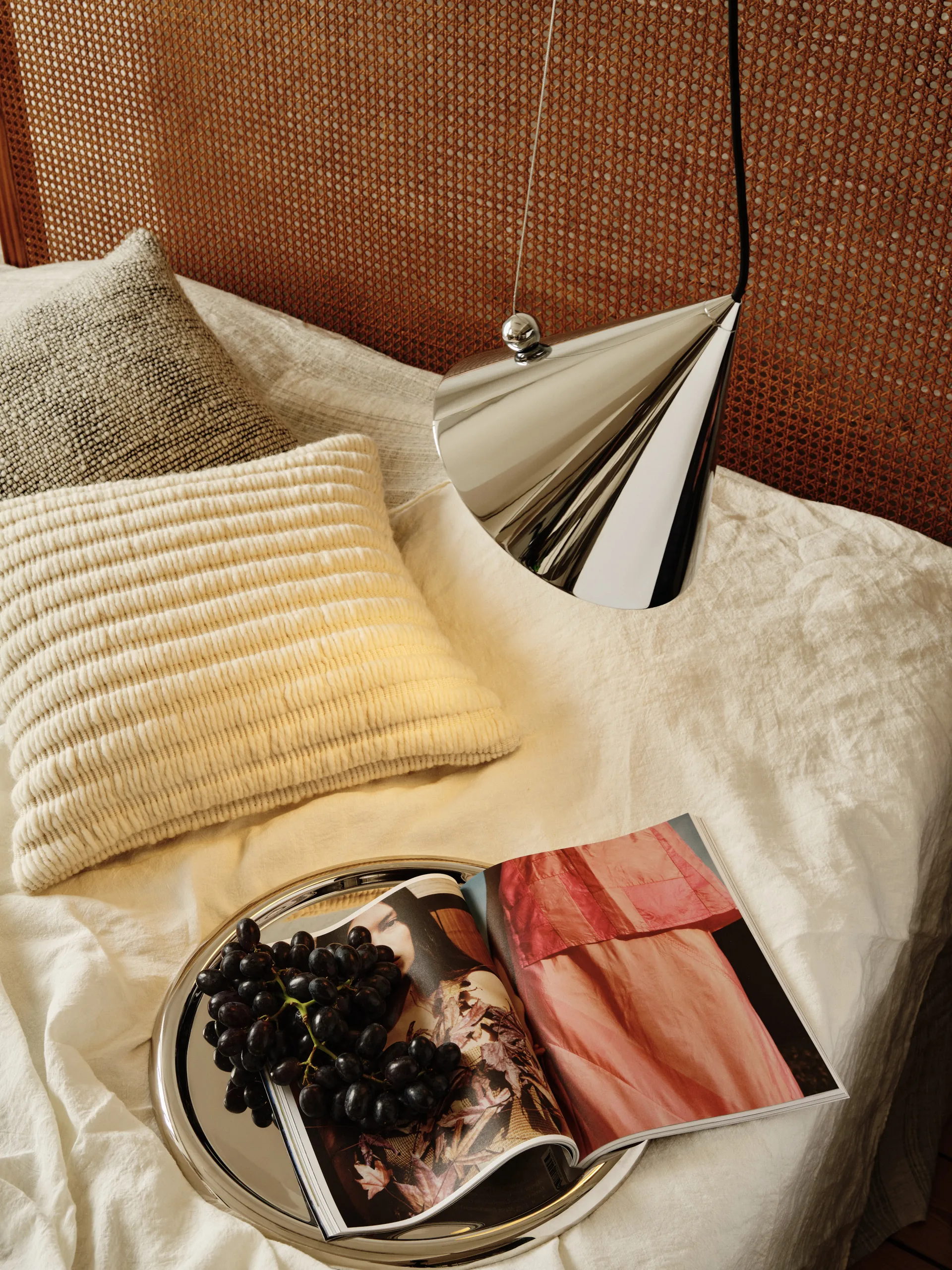 Ridge kudde 45x45 cm, Natural Tom Dixon