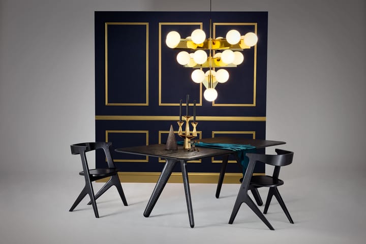 Slab matbord 96x200 cm, Black oak Tom Dixon