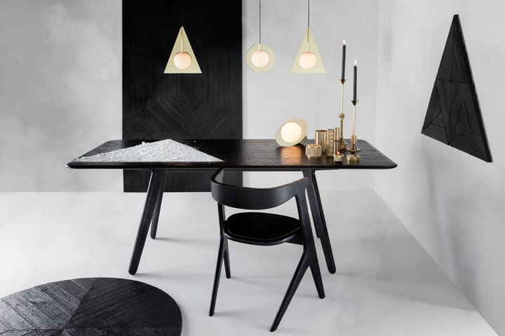 Slab matbord 96x200 cm, Black oak Tom Dixon