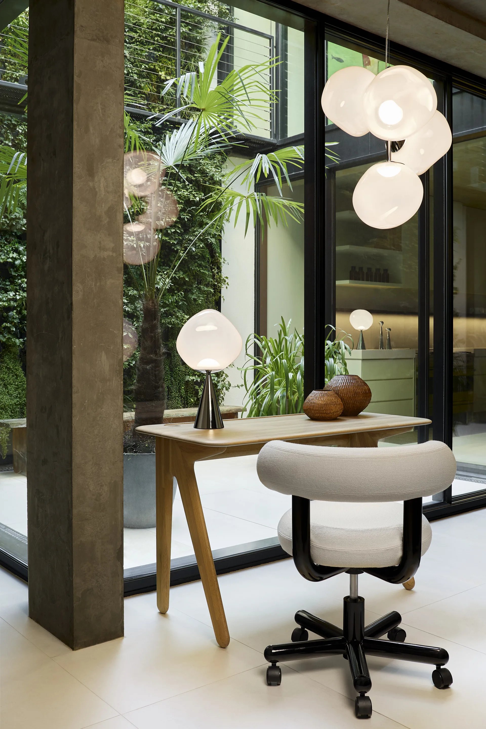 Slab skrivbord 60x120 cm, Ek Tom Dixon