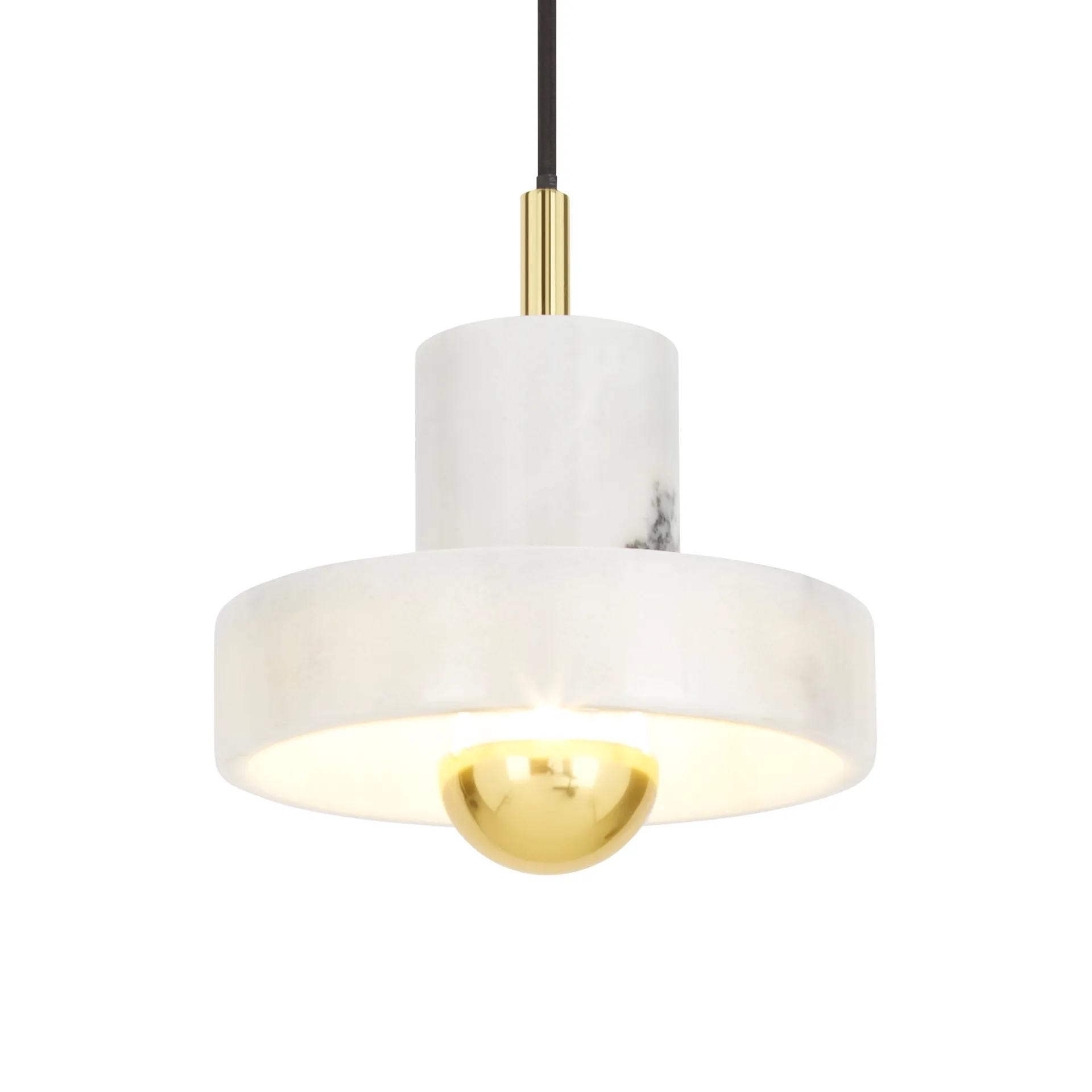 Stone pendel, Vit marmor Tom Dixon