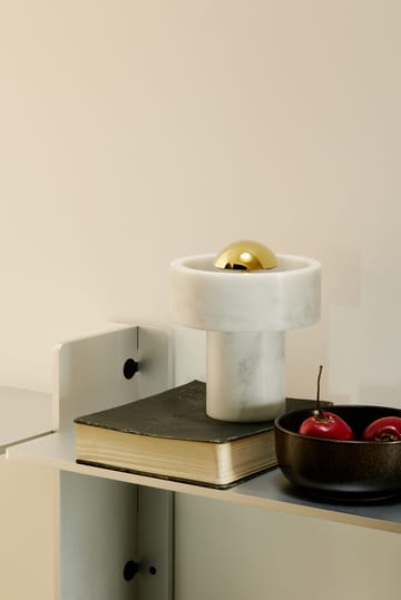 Stone Portable LED bordslampa 19 cm - Marmor - Tom Dixon