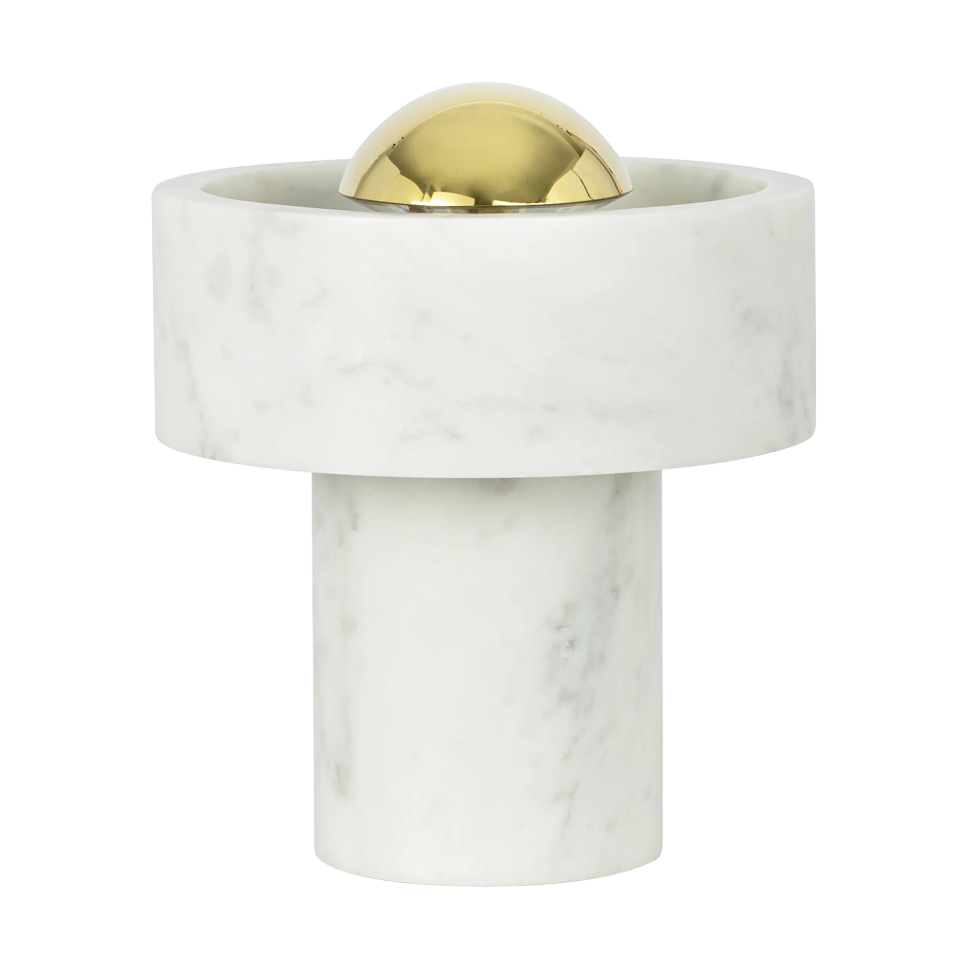 Stone Portable LED bordslampa 28 cm, Marble-gold Tom Dixon