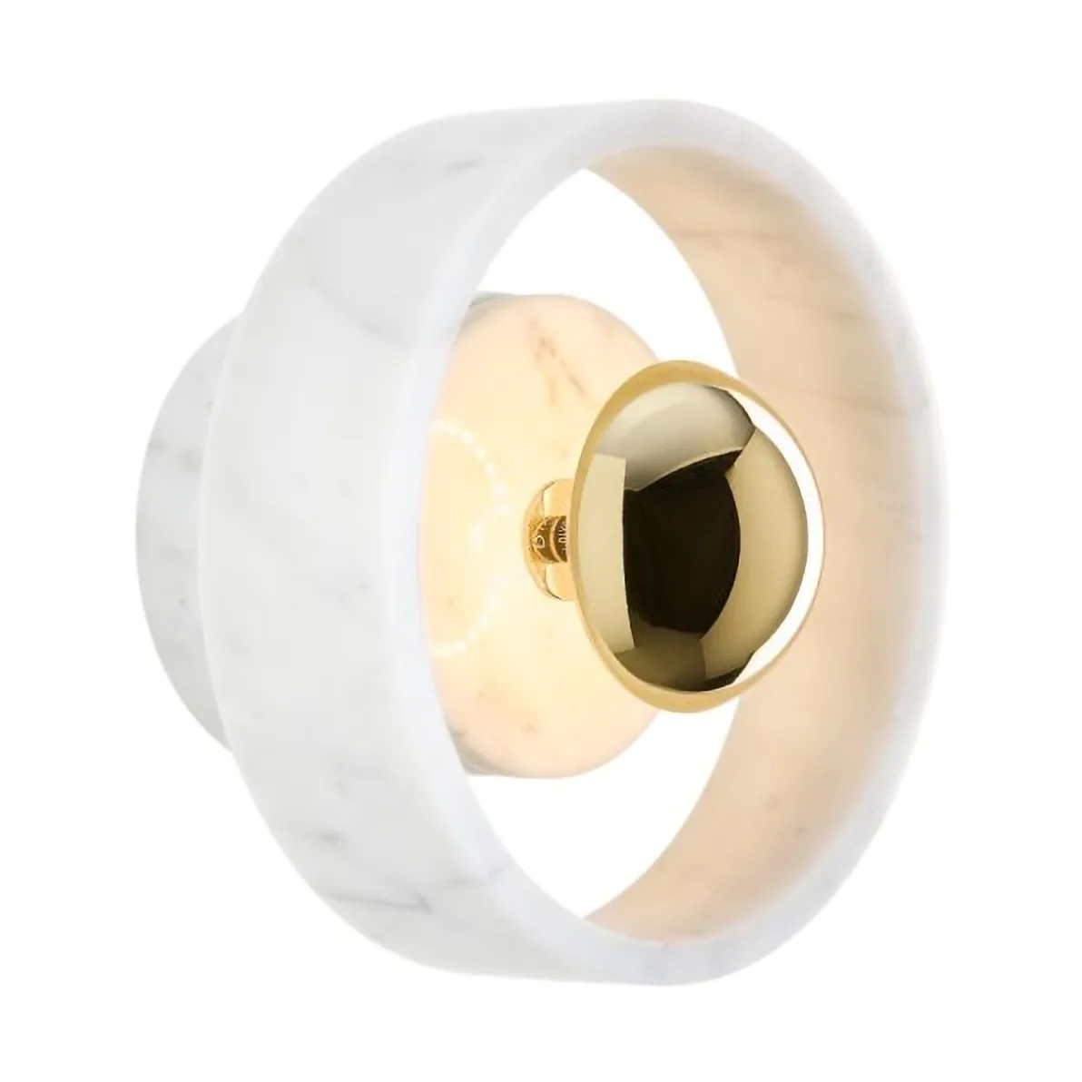 Stone Wall vägglampa, White marble Tom Dixon