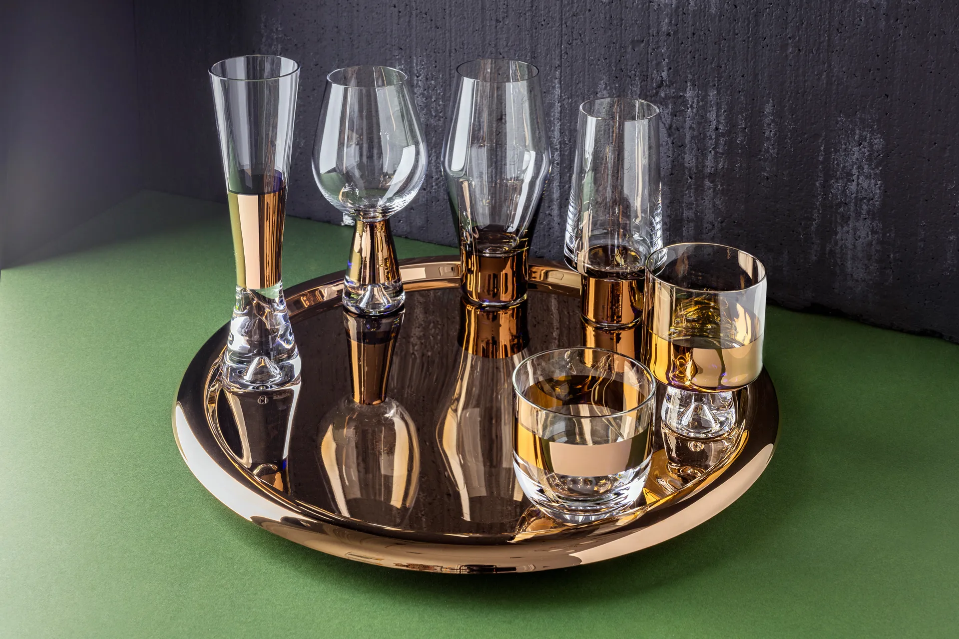 Tank champagneglas 2-pack, Koppar Tom Dixon