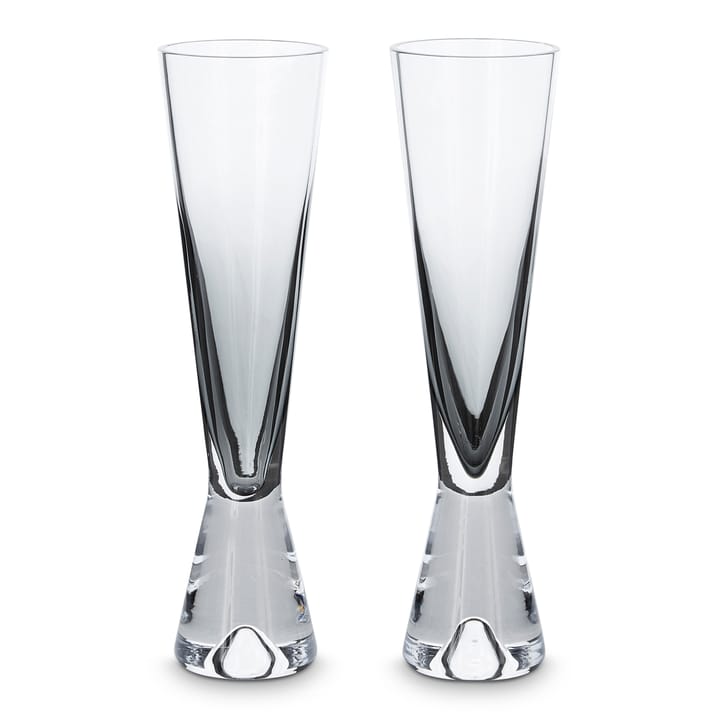 Tank champagneglas 2-pack - Svart - Tom Dixon