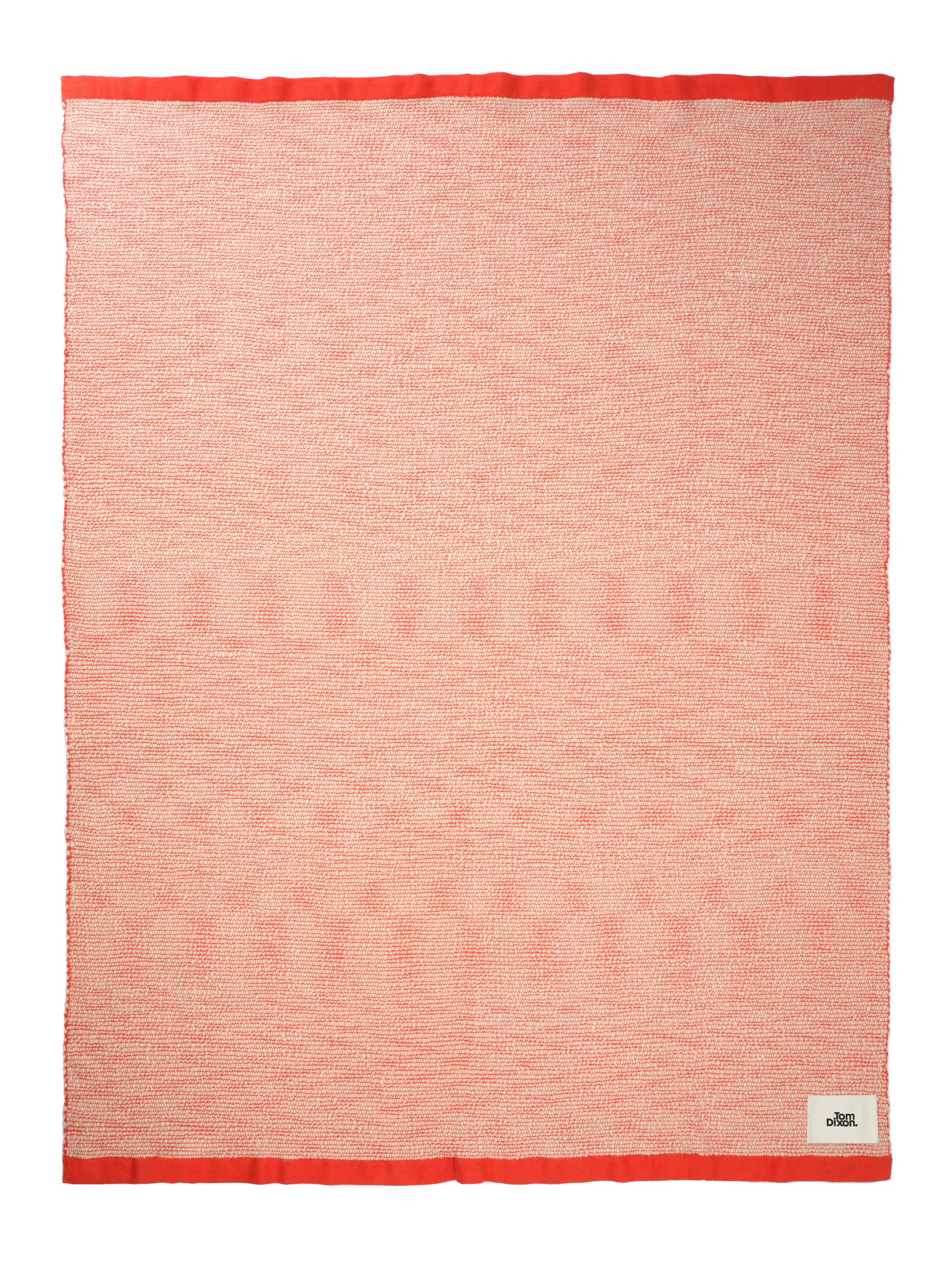 Thread filt 140x180 cm, Orange & White Tom Dixon