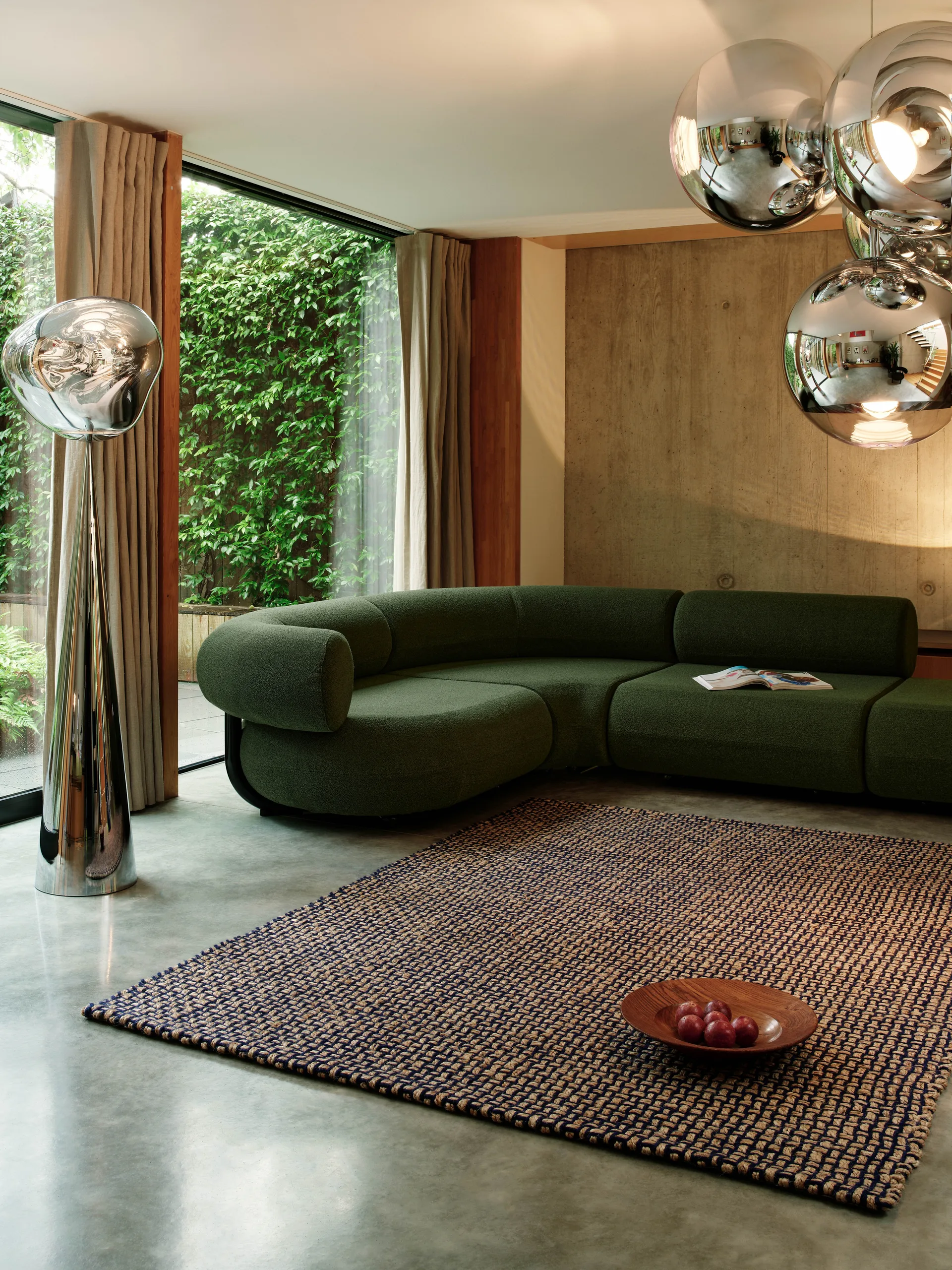 Weave matta, Blå 170x240 cm Tom Dixon