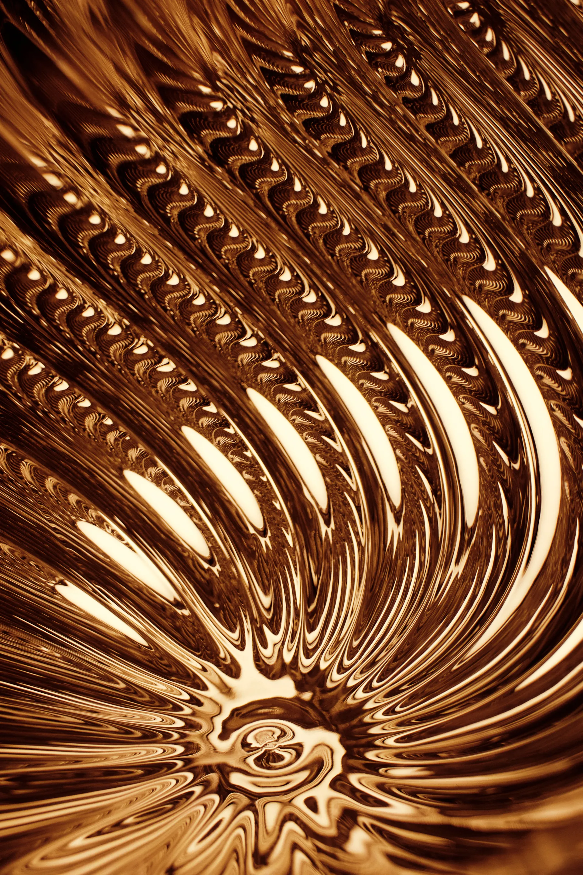 Whirl pendel Ø45 cm, Gold Tom Dixon