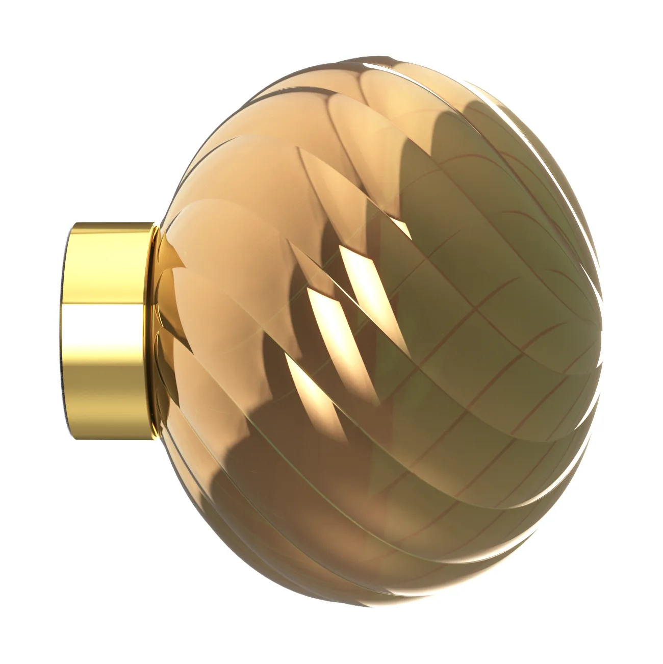 Whirl vägglampa Ø30 cm, Gold Tom Dixon