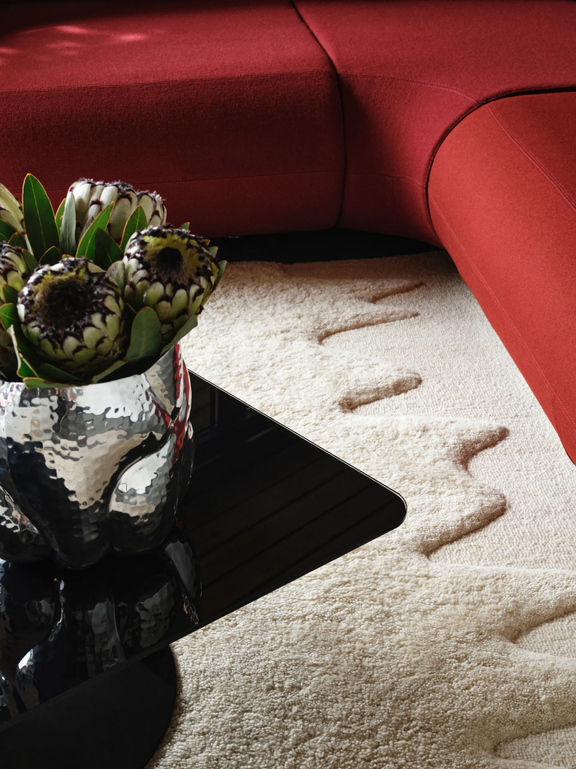 Wobble matta, Natural, 170x240 cm Tom Dixon