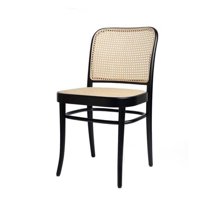 Ton chair no 811 stol - svartbets b123, new, rottingsits och rygg - TON