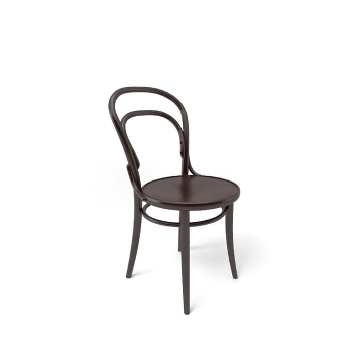 Ton Chair no.14/02 stol - coffee b4, new, fanérsits - TON
