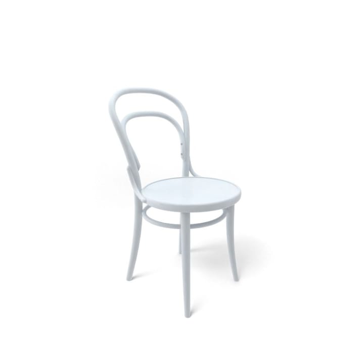 Ton Chair no.14/02 stol - vitbets b20, new, fanérsits - TON