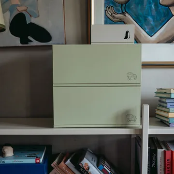 Pac box förvaringsbox - TÔNN x MAJASBOK Elderflower green, 2-pack - TÔNN furniture