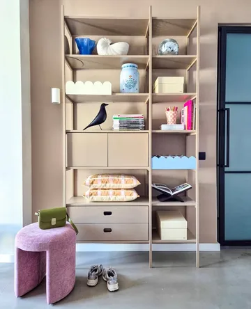 Portal bokhylla, Camel, 123 cm - TÔNN furniture