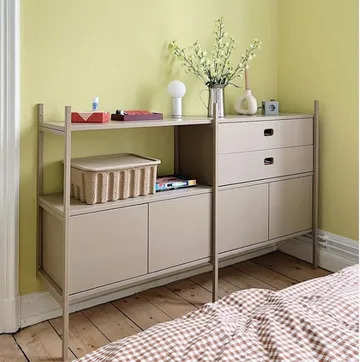 Portal bokhylla small, Camel, 158 cm - TÔNN furniture