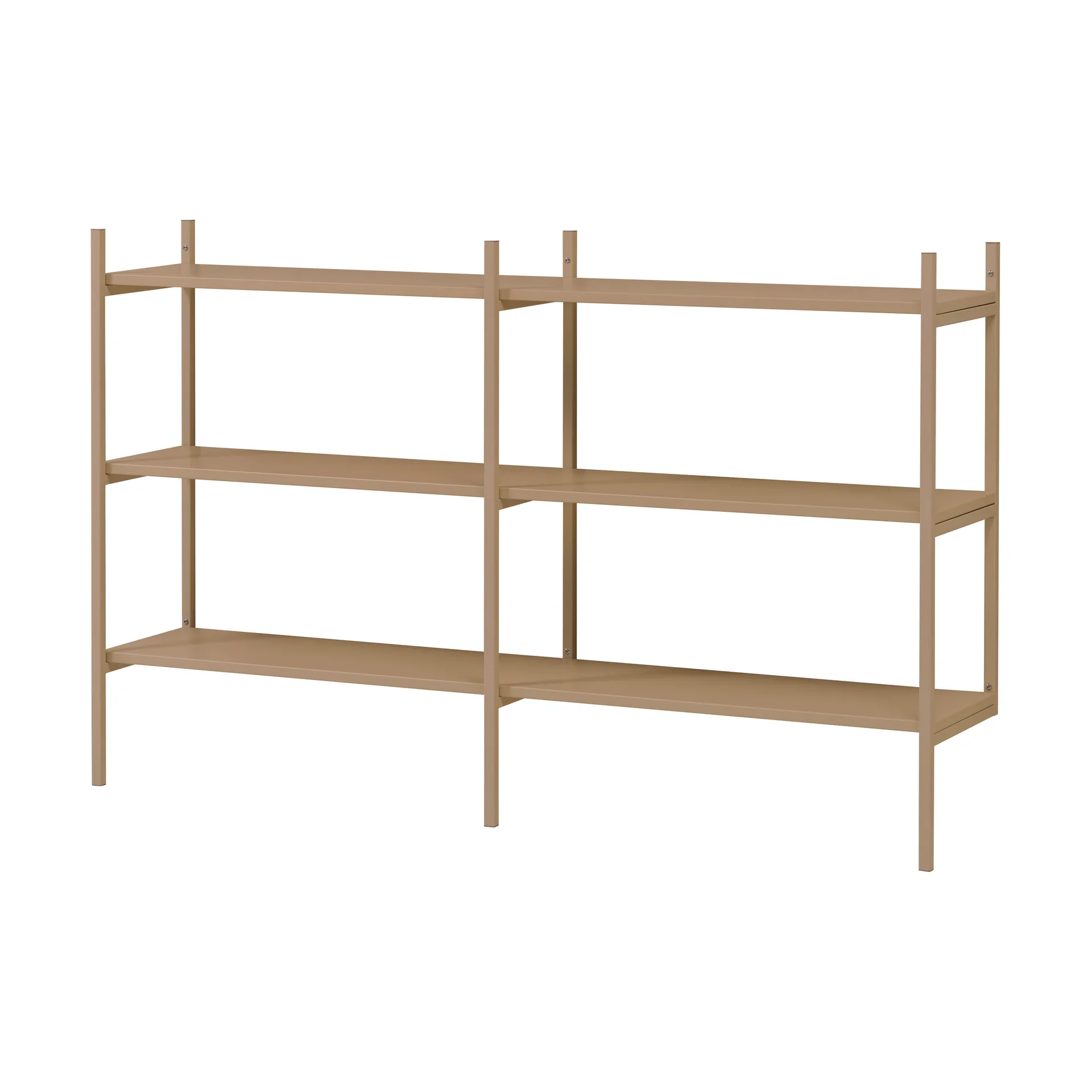TÔNN furniture Portal bokhylla small, Camel, 158 cm