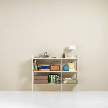 Portal bokhylla small, Off white, 123 cm - TÔNN furniture