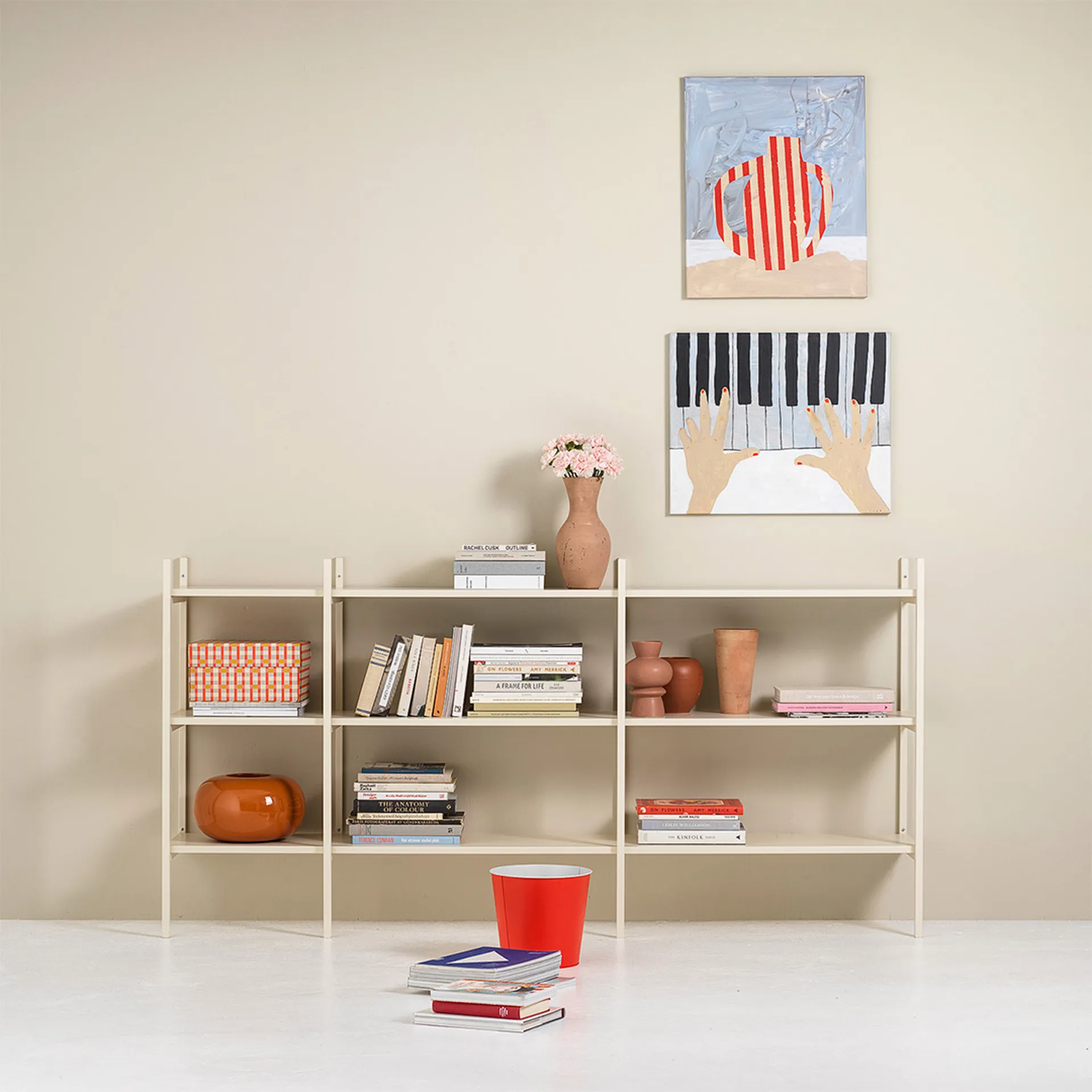 Portal bokhylla small, Off white, 201 cm,  TÔNN furniture