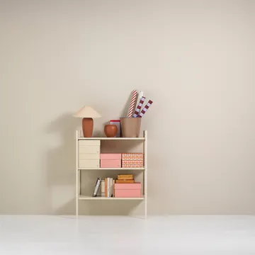 Portal bokhylla small, Off white, 80 cm - TÔNN furniture