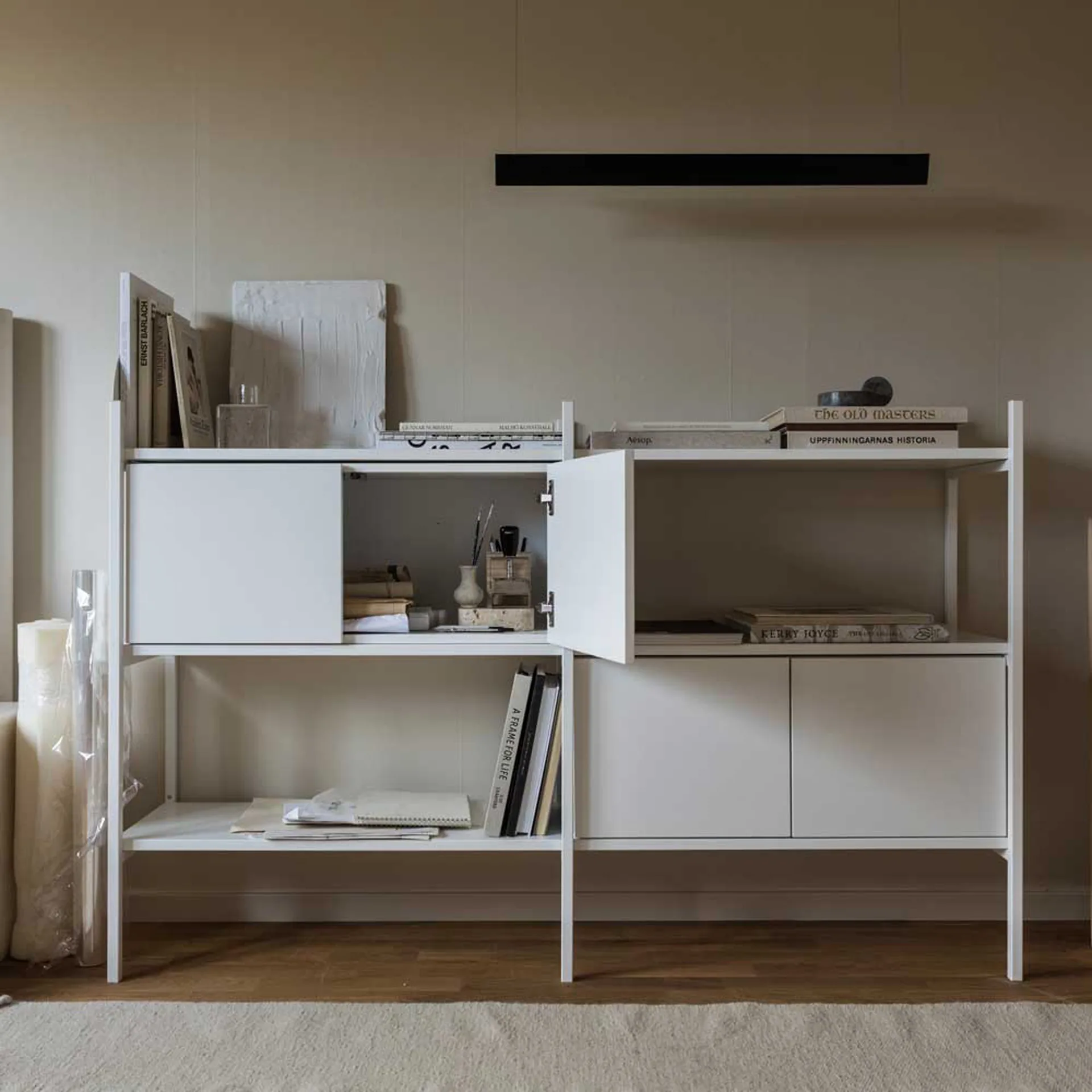Portal bokhylla small, White, 158 cm,  TÔNN furniture