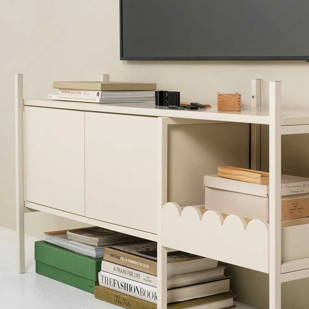 Portal TV-bänk 123 cm - Off-white,  TÔNN furniture