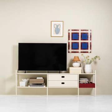 Portal TV-bänk 201 cm - Off-white - undefined - TÔNN furniture