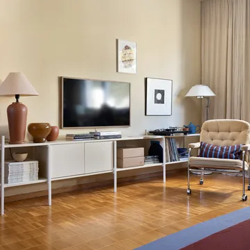 Portal TV-bänk, Off white, 244 cm - TÔNN furniture