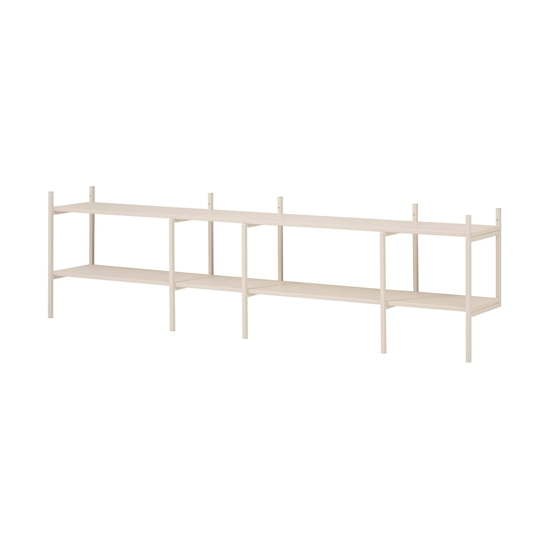 TÔNN furniture Portal TV-bänk, Off white, 244 cm | Skandinavisk Design | Hyllor & Hyllsystem | Vit