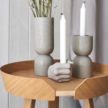 Take Care betongljusstake - Grå - Tove Adman