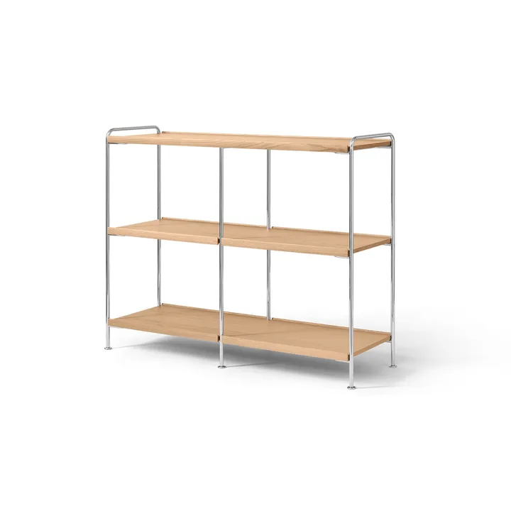 Alima NDS5 hylla - Lackerad ek-krom, 123x95x38 cm - &Tradition