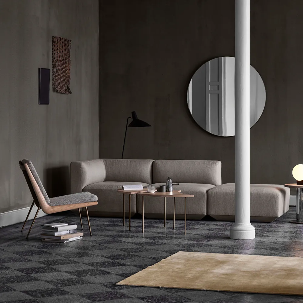 Amore SC49 spegel, bronzed brass &Tradition