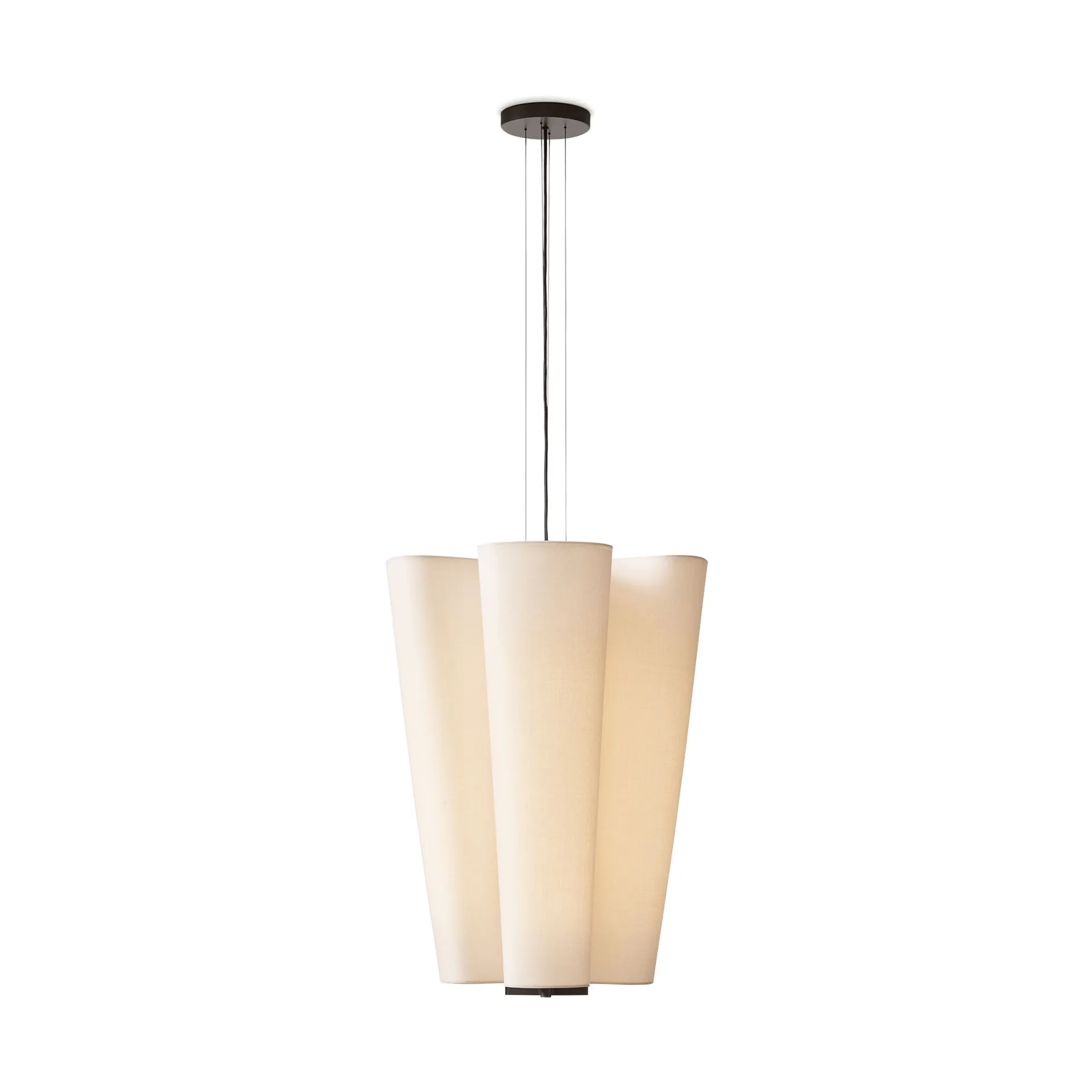 Bella chandelier pendel, SC114, Bronzed & Soft Canvas, Ø47,2 cm &Tradition