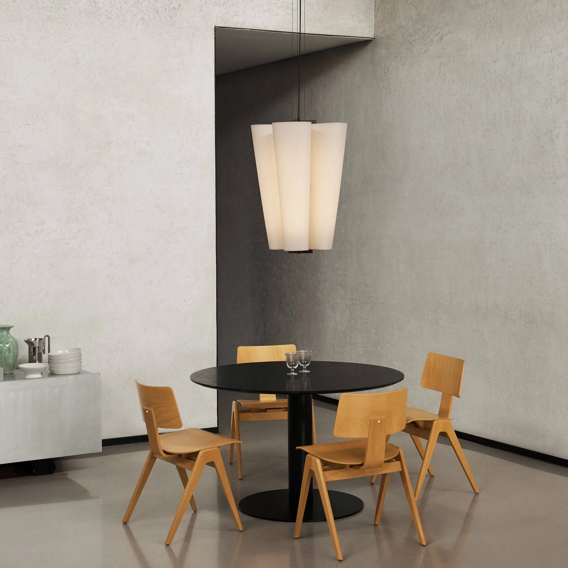 Bella chandelier pendel, SC115, Bronzed & Soft Canvas, Ø54 cm &Tradition