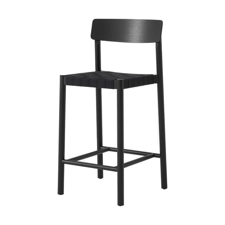 Betty TK12 Counter Chair barstol 65 cm - Black linen-black lacquered ash - &Tradition