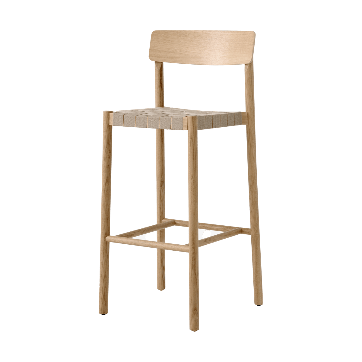 &Tradition Betty TK15 Bar Chair barstol 75 cm Lackad ek-naturfärgat lin