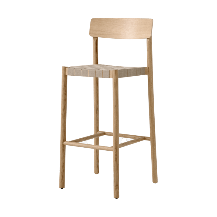 Betty TK15 Bar Chair barstol 75 cm - Laquered solid oak-natural linen - &Tradition