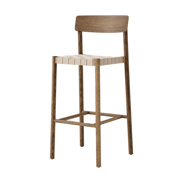 Betty TK15 Bar Chair barstol 75 cm - Smoked oiled oak-natural linen - &Tradition
