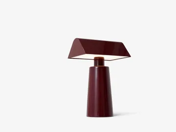 Caret MF1 portabel bordslampa - Dark burgundy - &Tradition
