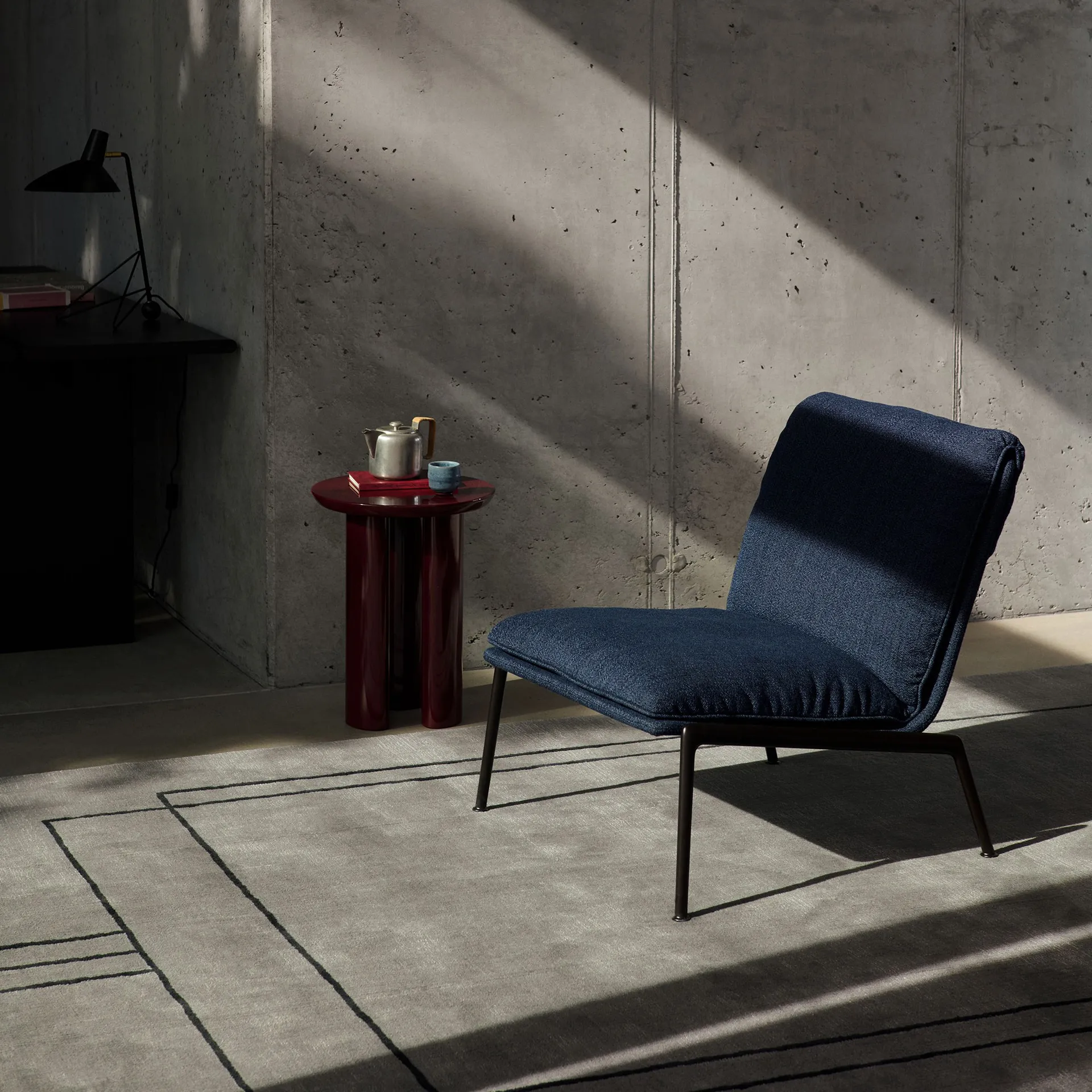 Cruise AP11 matta 240x240 cm, Colombo Grey Blue &Tradition