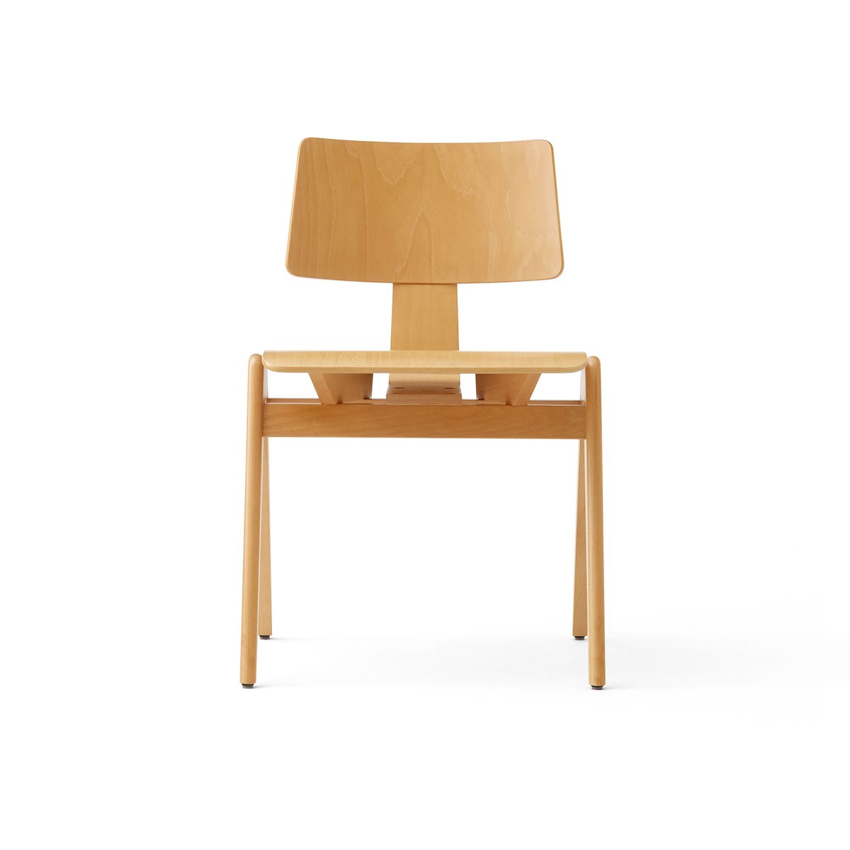 &Tradition Daystak RD1 sidostol Beech | Skandinavisk Design | Stolar | Beige