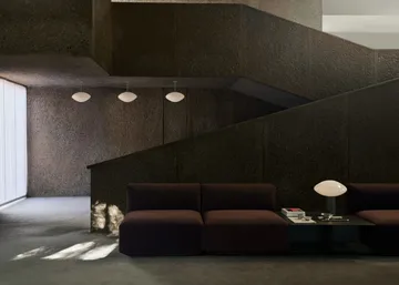 Develius EV3 soffbord - Steel stone grey, Ø89x40 cm - &Tradition