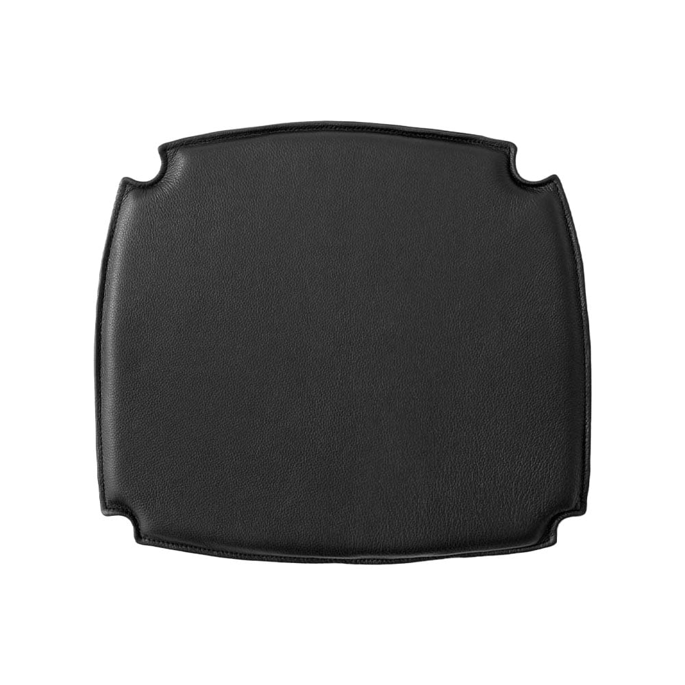 &Tradition Drawn HM3 dyna läder black | Skandinavisk Design | Stolsdynor | Svart
