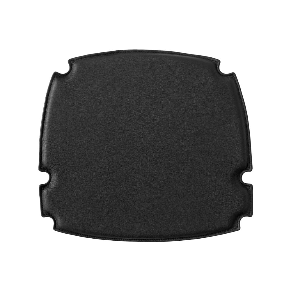 &Tradition Drawn HM4 dyna läder black | Skandinavisk Design | Stolsdynor | Svart
